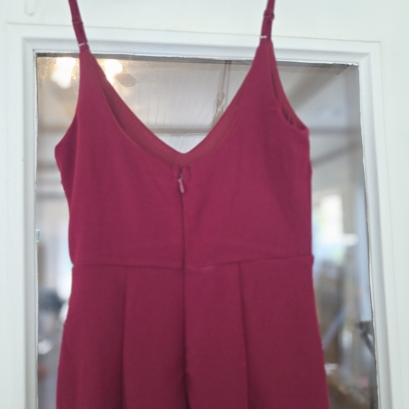 Lulu's Burgandy Prom Wedding Formal Bridesmaid Dress Sz Small - Picture 4 of 5